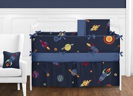 Space Galaxy 9 Piece Crib Bedding