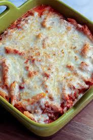 creamy baked ziti easy dinner recipe