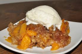 crock pot peach cobbler wishes and dishes