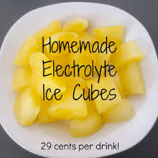 homemade electrolyte ice to replace
