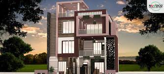 3 floor house design in india 3600