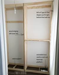 diy closet organizer for a builder