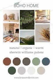 Boho Home Color Scheme Sherwin Williams