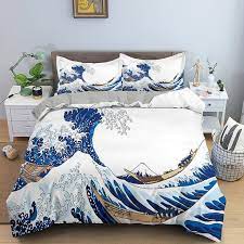 Great Wave Bedding Japanese Bedding
