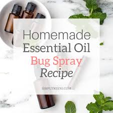 homemade essential oil bug spray recipe