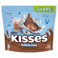 kisses milk chocolate candy milklicious