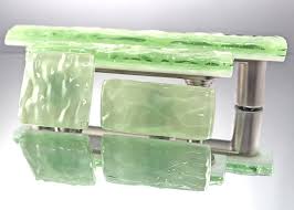 green mist handmade glass cabinet hardware