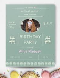 free birthday invitation templates in