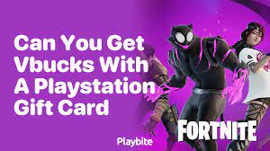 v bucks with a playstation gift card