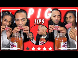funny food review pig lips couples