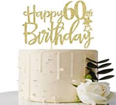 As you know that age topper cake is considered special. Amazon Com 60th Birthday Cake