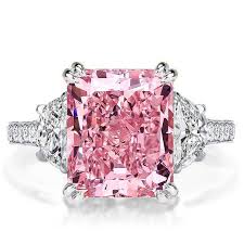 pink sapphire enement ring for women
