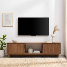 Mocha Wood Mid Century Modern Tv Stand