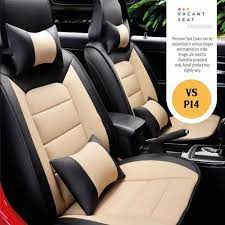 Color Front Leather Premium Car Seat Cover