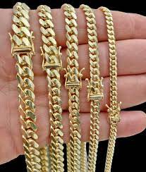 miami cuban link chain necklace
