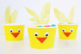 Easter Paper Cups One Little