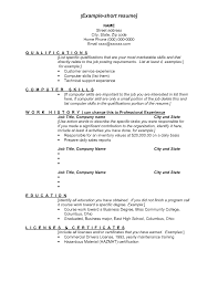 Characteristics Of A Good Resume Resume Work Template With Job Title