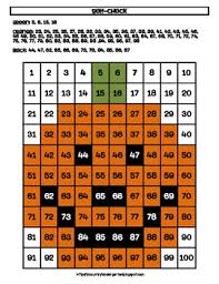 Jack O Lantern Hundreds Chart Picture Activity For Halloween Or Fall Math