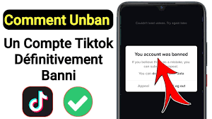 Comment réparer votre compte TikTok a été définitivement banni | Récupérez  votre compte banni TikTok - YouTube