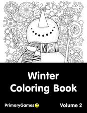 december coloring page free printable