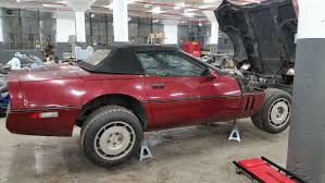 1986 corvette convertible restoration
