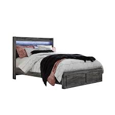 Baystorm King Size Panel Bed With 2