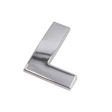 1cm x 1cm (capital alphabets) • capital letters • small letters price stated is for 1 sheet. Unique Bargains Silver Tone Metal L Letter Shaped Alphabet Sticker Emblem Badge Decals For Car