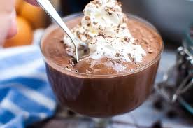 homemade chocolate pudding without