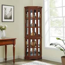 Lit Corner Curio Cabinet
