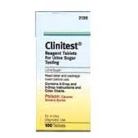 Clinitest Reagent Tablets For Urine Sugar Testing 100