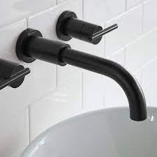 2 Handle Wall Mount Bathroom Faucet