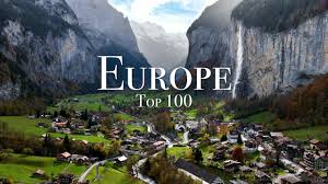 top 100 places to visit in europe