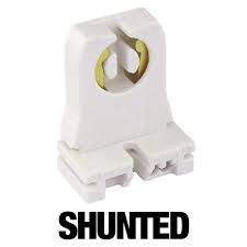 Fluorescent Shunted Socket For T12 Or T8 Lamps