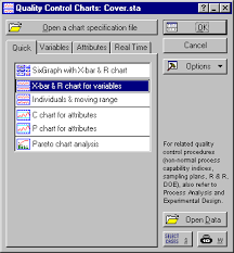 Statistica Help Qc Charts Example 1 Specifying Control