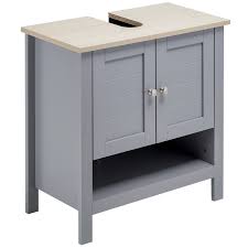 kleankin bathroom under sink cabinet vanity unit pedestal