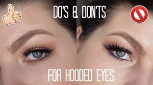 hooded eyes makeup do s and don ts