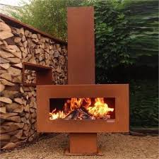 Customized Outdoor Metal Fireplace With