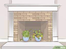 Easy Ways To Cover A Fireplace 12