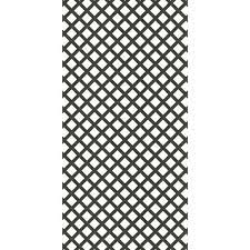 8 Ft Black Garden Vinyl Lattice