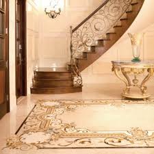 marble inlay flooring patterns