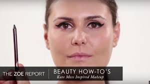 a makeup look inspired by kate moss