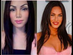 megan fox make up transformation