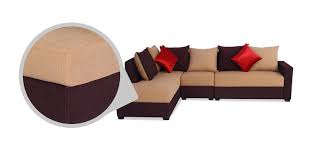 Morena Rhs Sectional Sofa With Pouffe