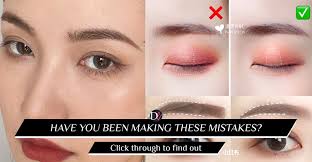 6 common brow and eyeshadow mistakes