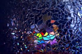 Crushed Glass Mosaic Wall Art A