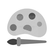 Paint Colors Greyscale Icon Iconbunny