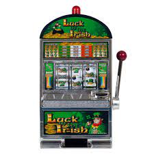 Amazon.com: Trademark Poker RecZone Luck of The Irish Slot Machine Bank,  15-Inch Black : Toys & Games