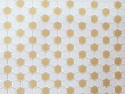 dollhouse hexagon vinyl tile flooring