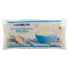 save on food lion white rice enriched