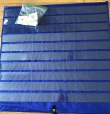 Details About Hundreds Pocket Chart With 100 Clear Pockets Colored Number Cards 26 X 26
